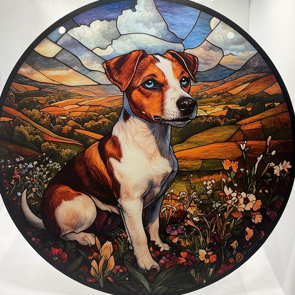 Suncatcher Acrylic Jack Russel Terrier Dog Decorative Gift